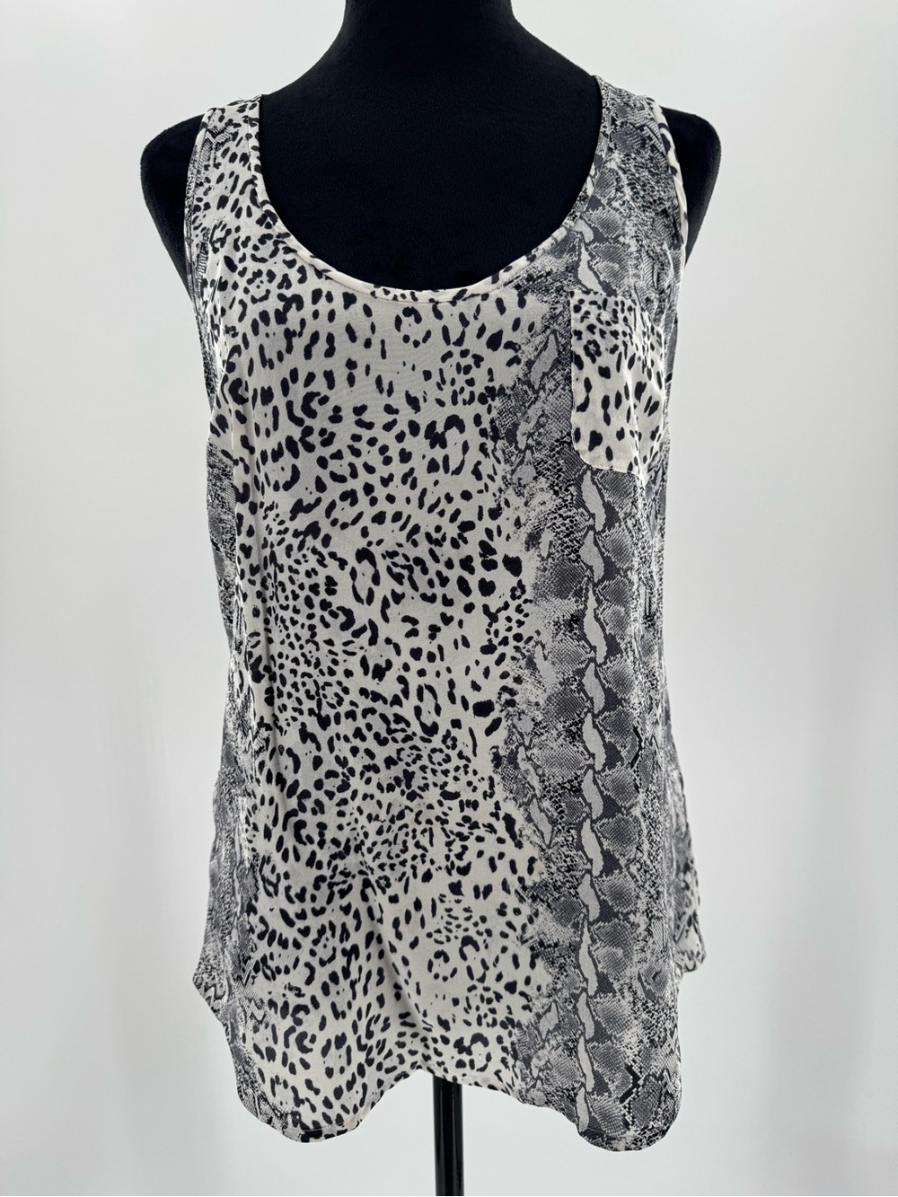 Joie 100% Silk Mixed Animal Print Tank Top Size XS